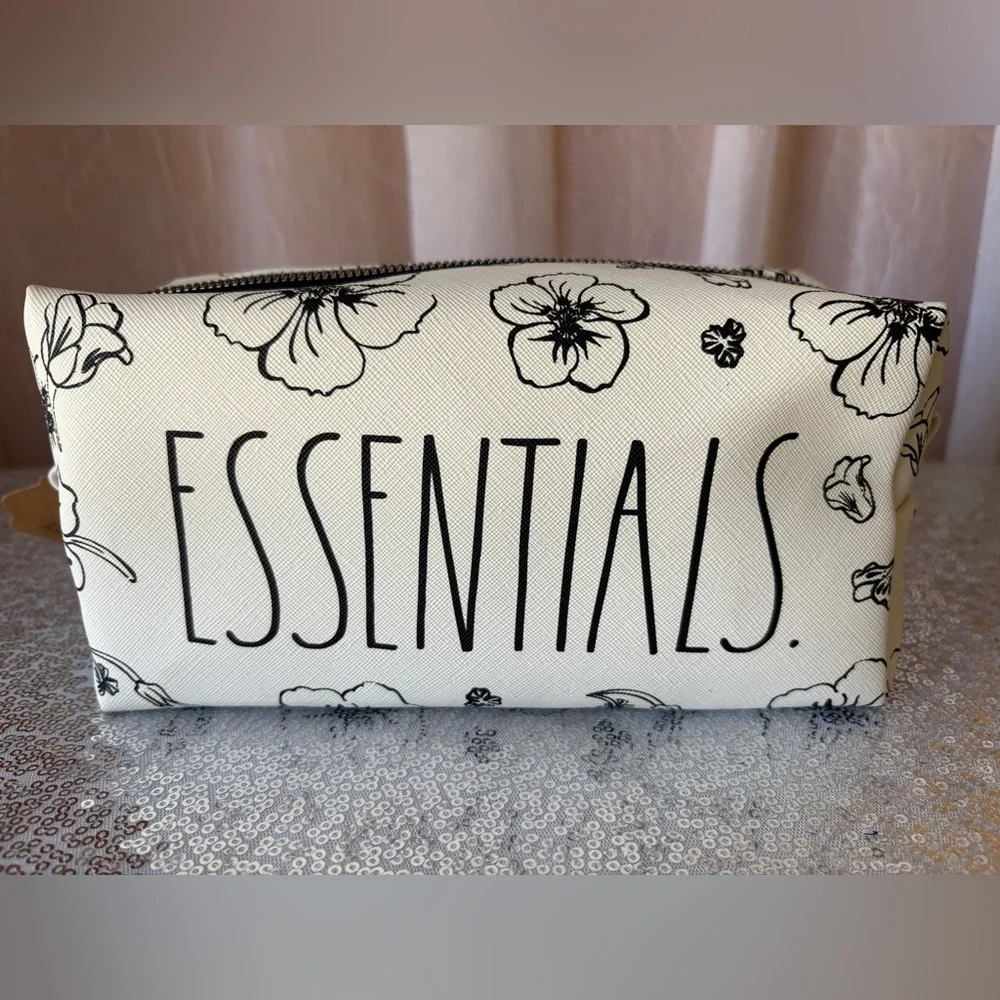 NWT Rae Dunn. ESSENTIALS. Cosmetic Loaf Bag